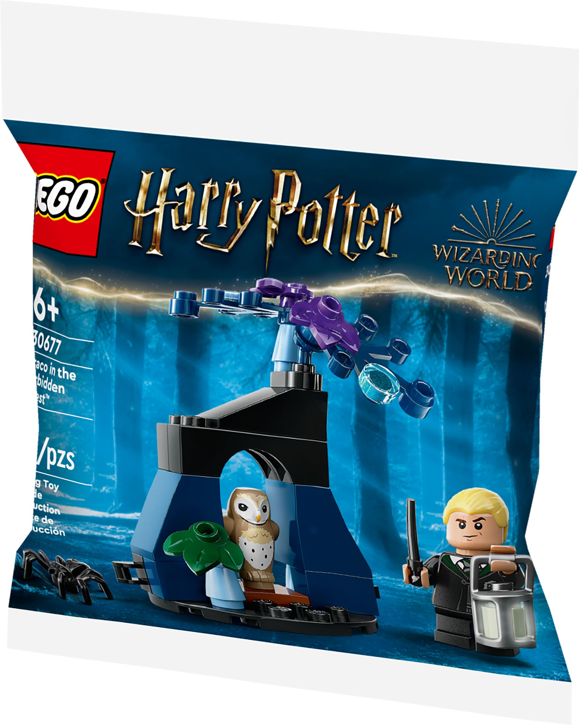 LEGO Harry Potter Draco Malfoy Building Toy - 30677, Blue, 67-pk, Ages 6+, for Birthday/Party Favour Front_Three_Fourths_Angled_Left