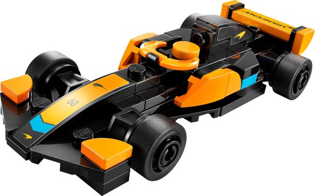 LEGO Speed Champions Building Toy - 30683, Black/Orange, 58-pk, Ages 7+, for Birthday/Party Favour Front_Three_Fourths_Angled_Left