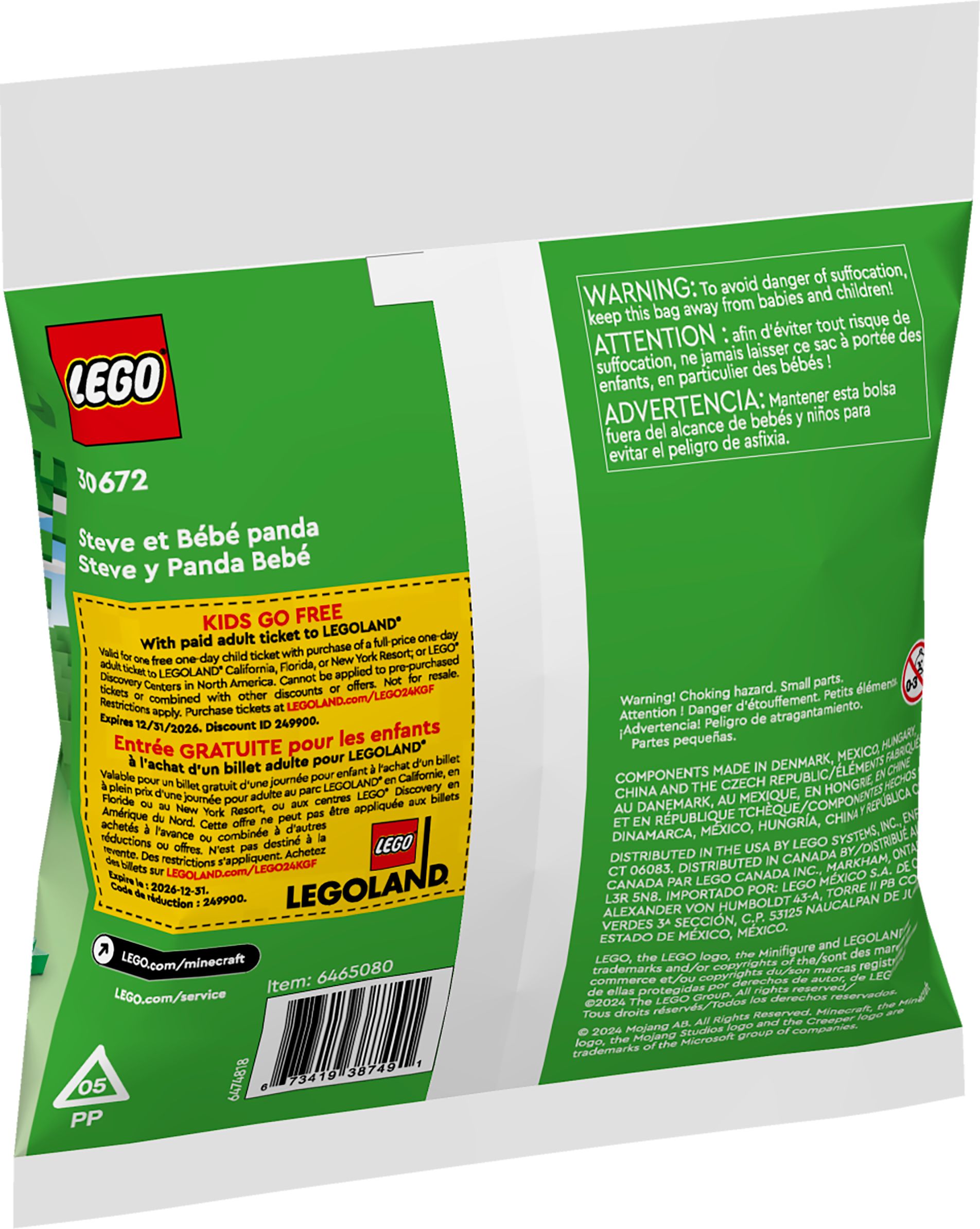 La caverne de spéléothèmes de Minecraft LEGO Back_Angled_Left