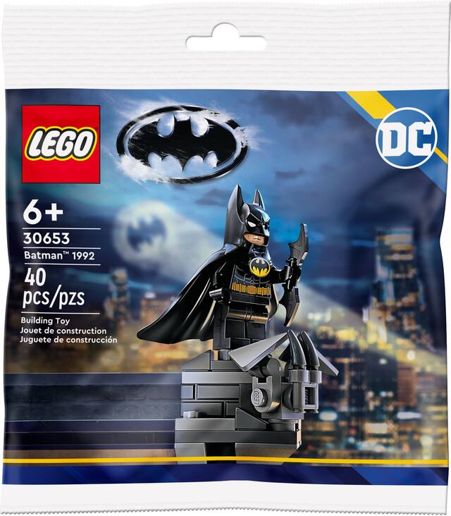 LEGO DC Batman Building Toy - 30653, Black, 40-pk, Ages 6+, for Birthday/Party Favour Front_Flat