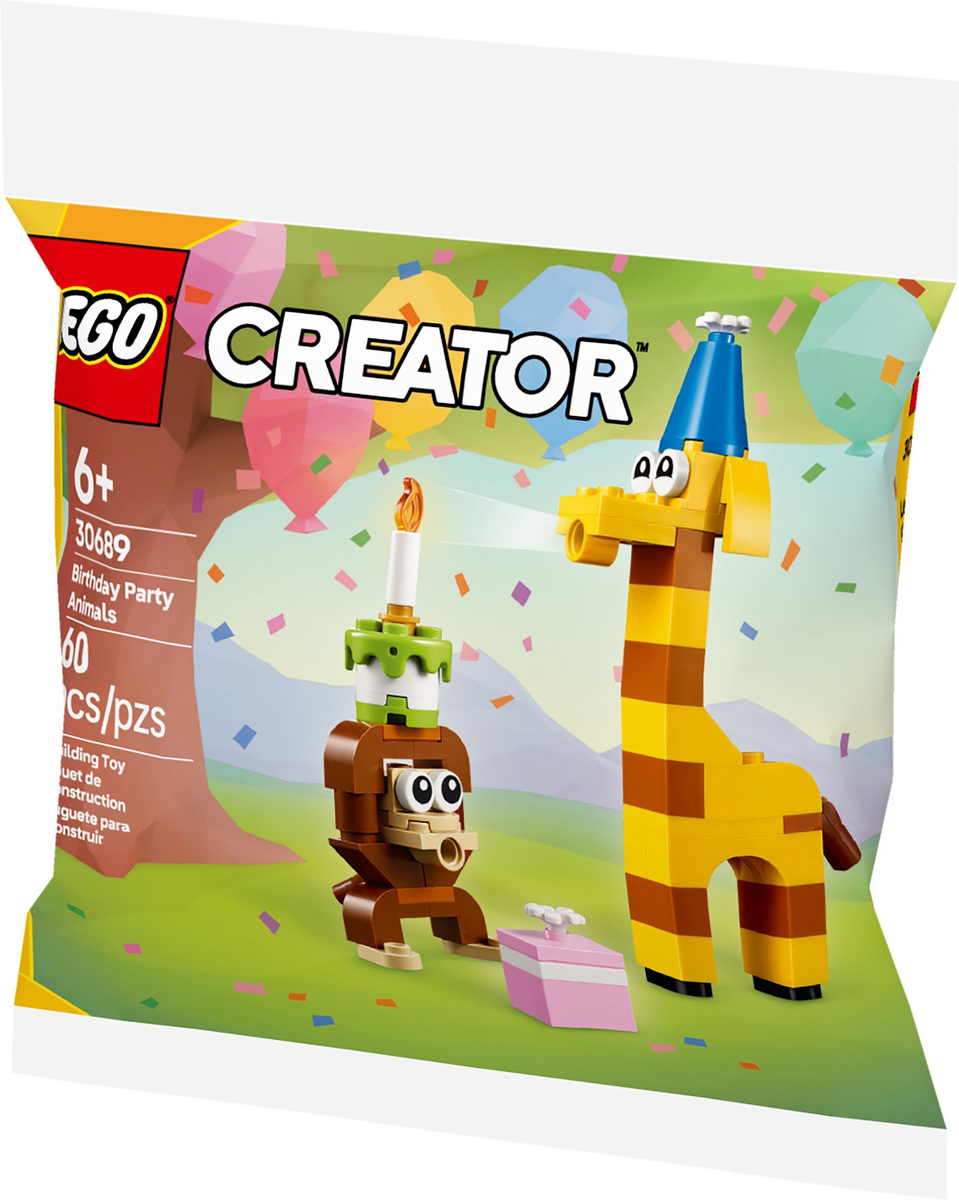 LEGO® Creator Birthday Party Animals - 30689 Front_Angled_Left