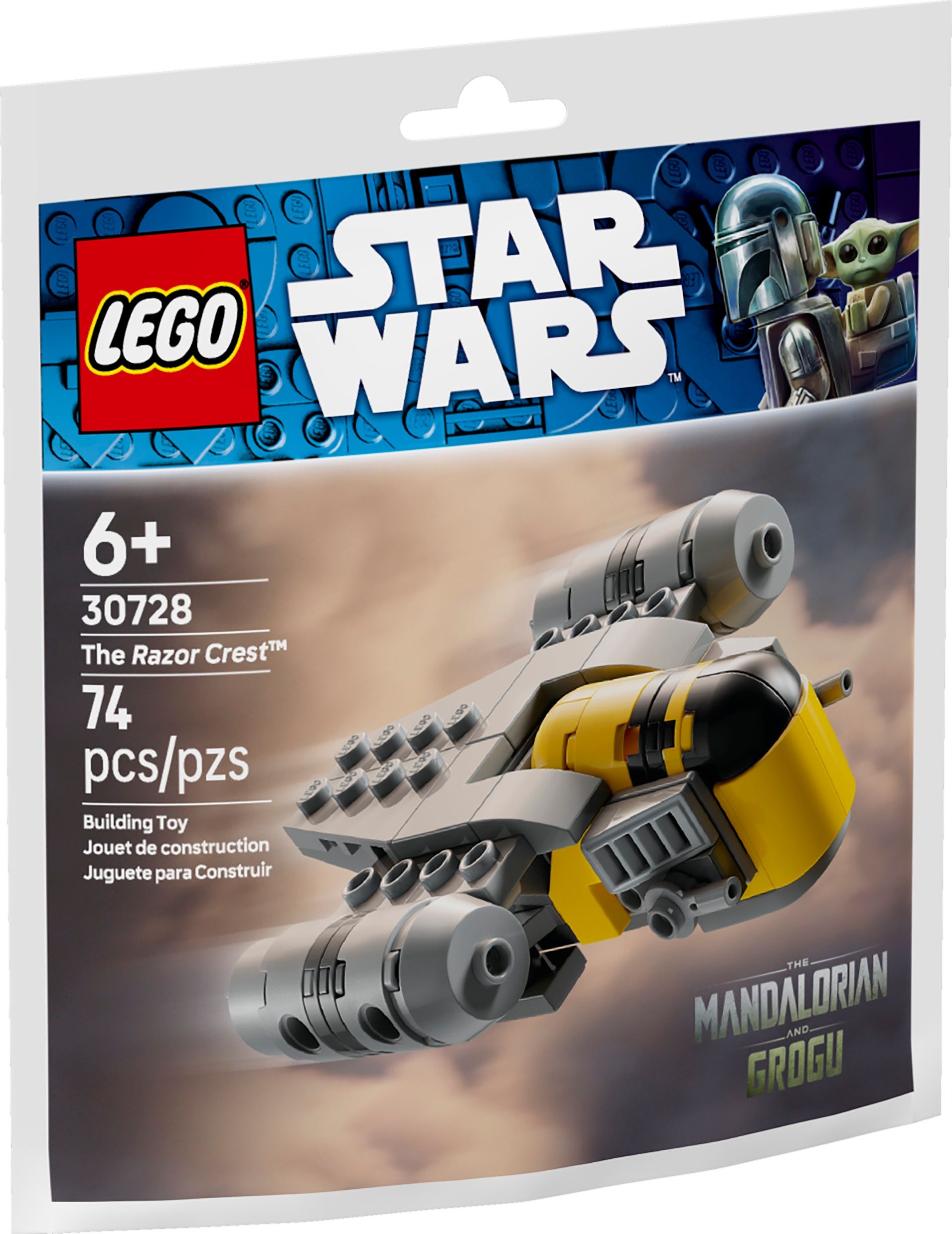 Vaisseau spatial de combat TIE LEGO Star Wars, 30728, 64 pièces, 6 ans et plus Front_Angled_Right