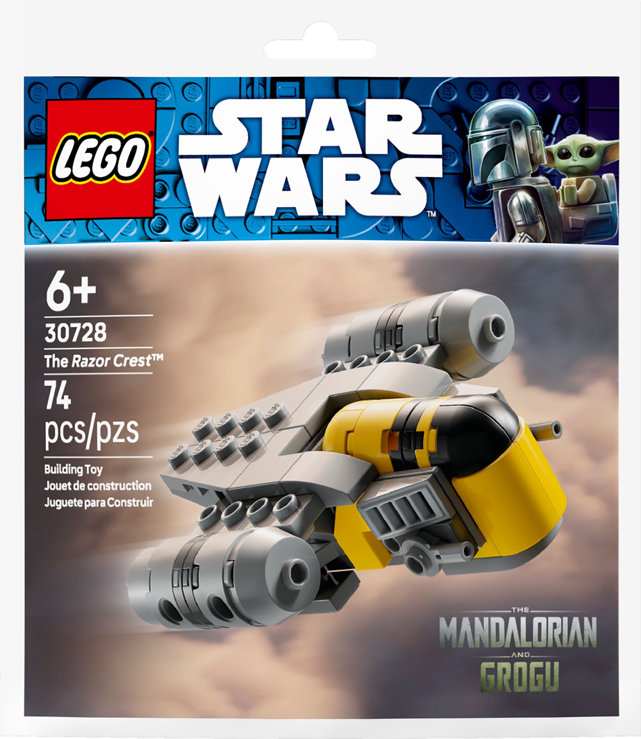 Vaisseau spatial de combat TIE LEGO Star Wars, 30728, 64 pièces, 6 ans et plus Front_Flat