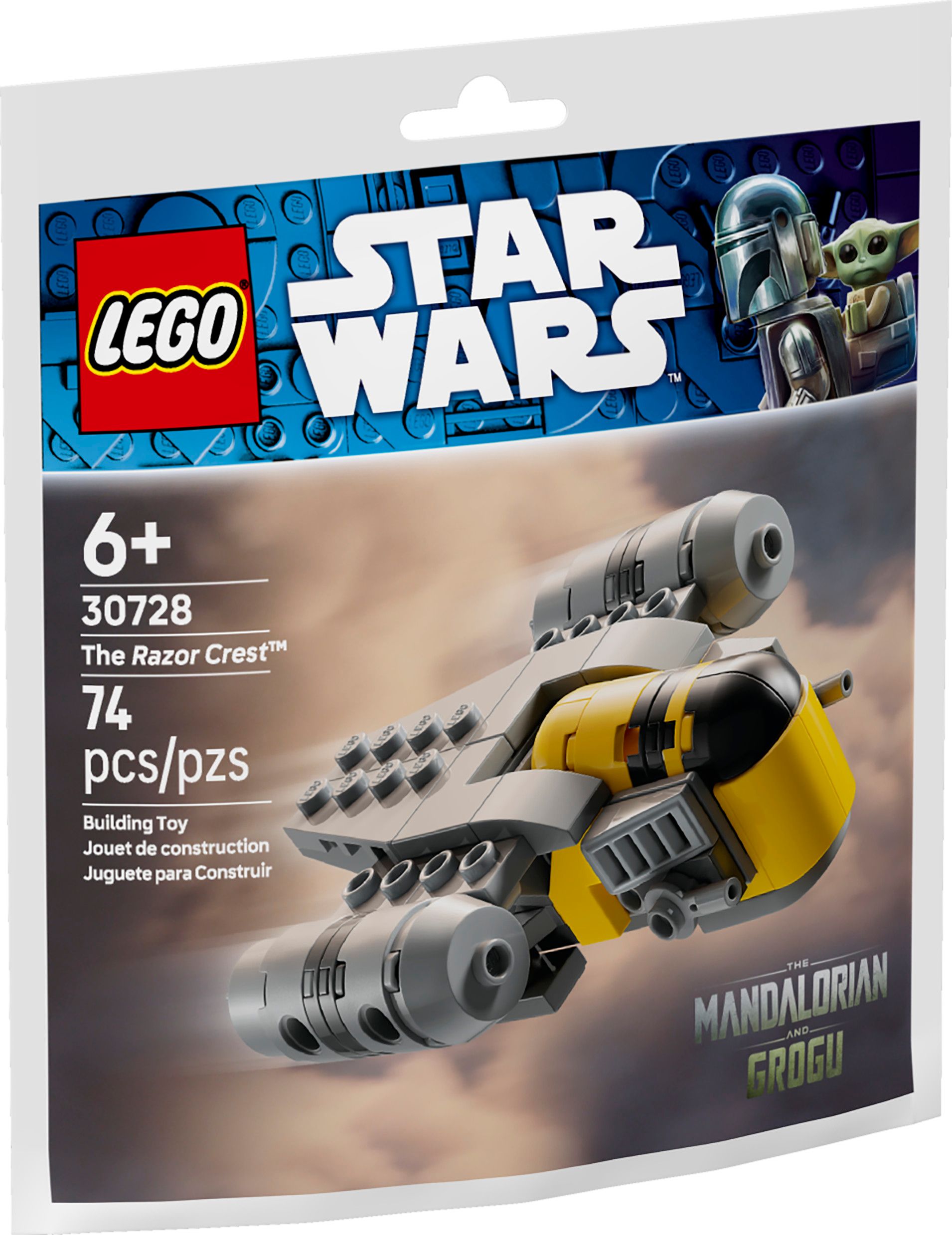 Vaisseau spatial de combat TIE LEGO Star Wars, 30728, 64 pièces, 6 ans et plus Front_Angled_Right