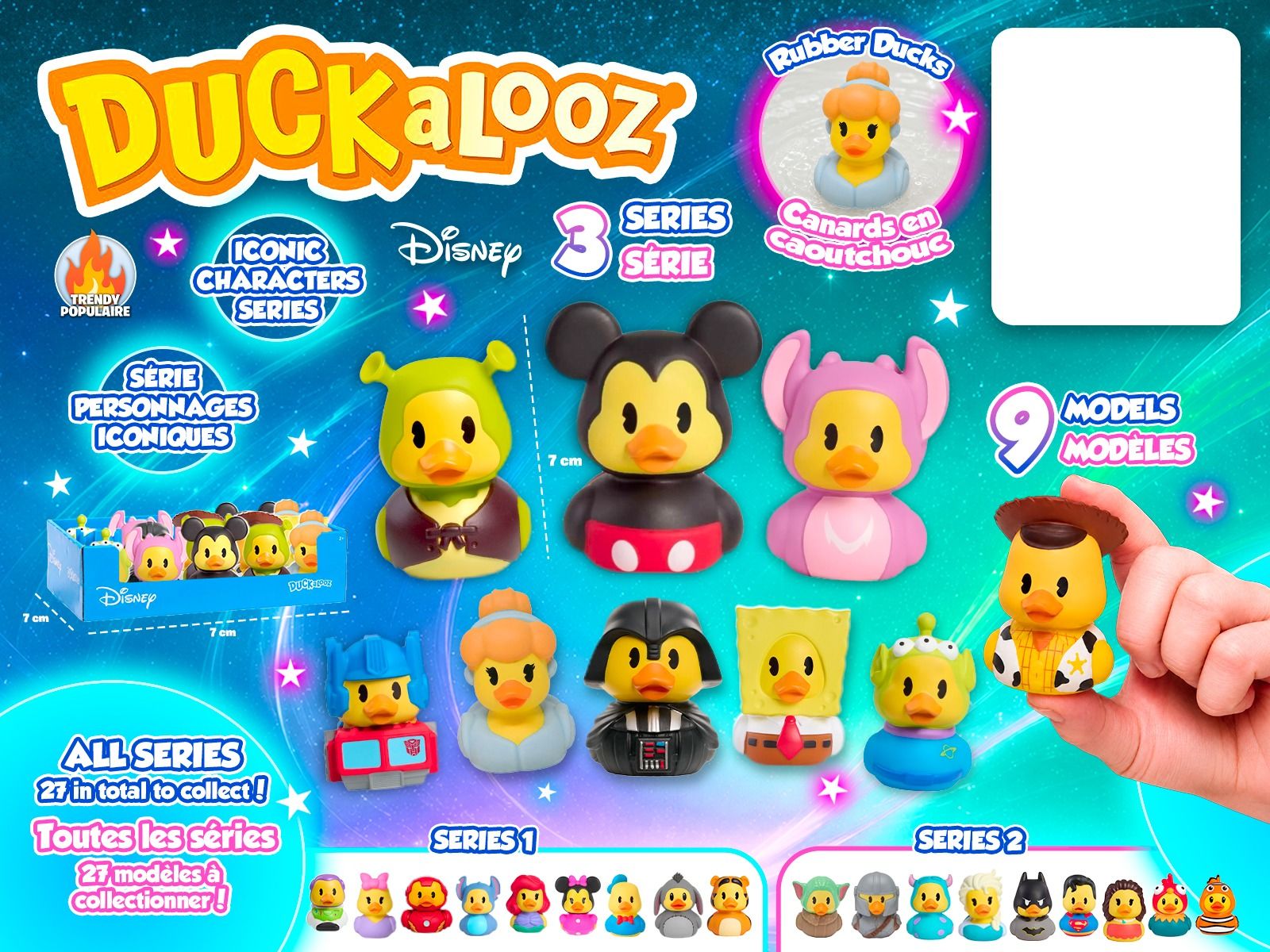 Canards Duckalooz Disney action, varié Front_Flat