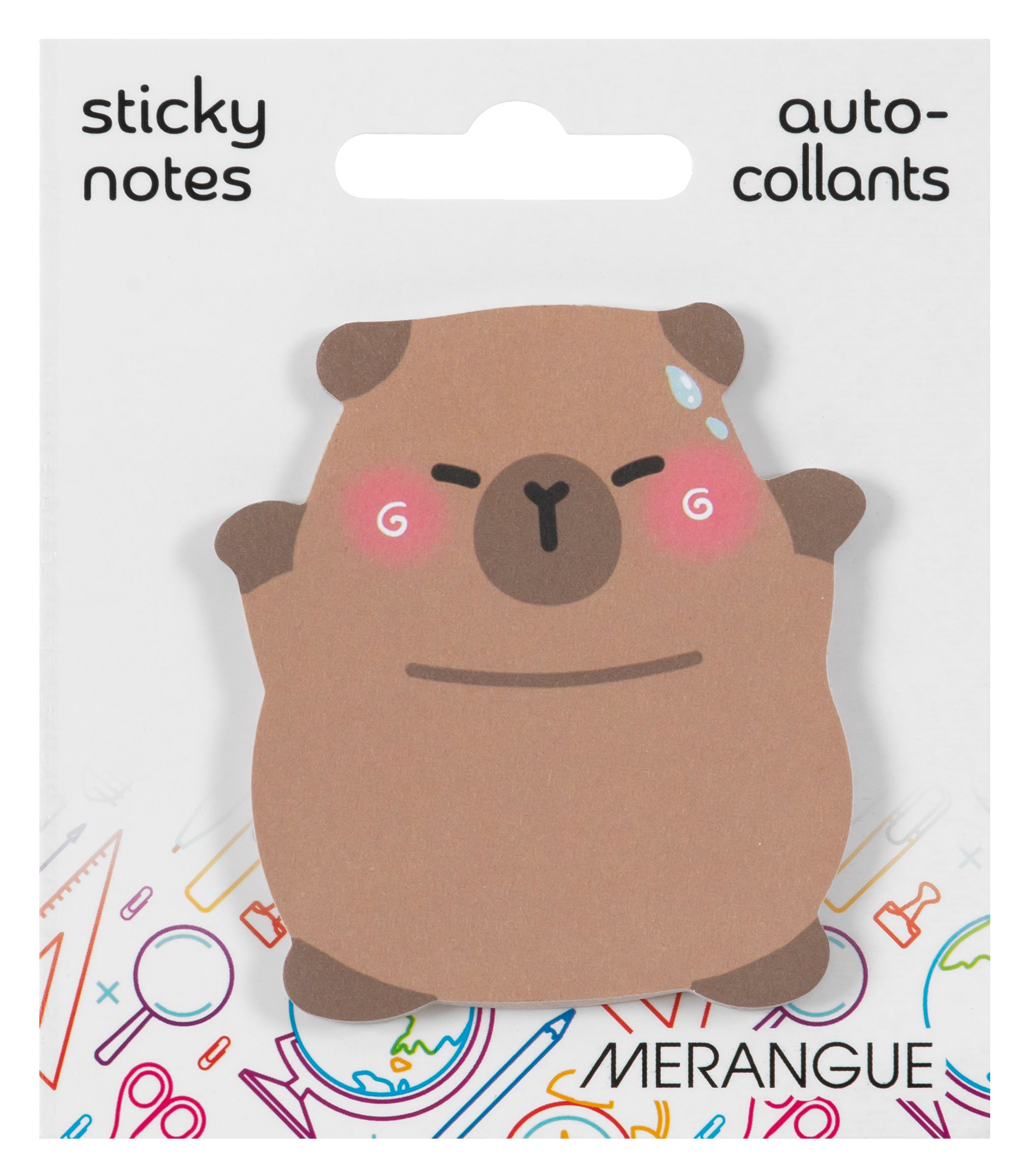 Bloc-notes Merangue, capybara Front_Flat