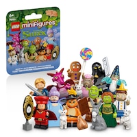 LEGO Minifigures Shrek Series Mystery Box – 71053, Assorted, 7-pc, Ages 6+