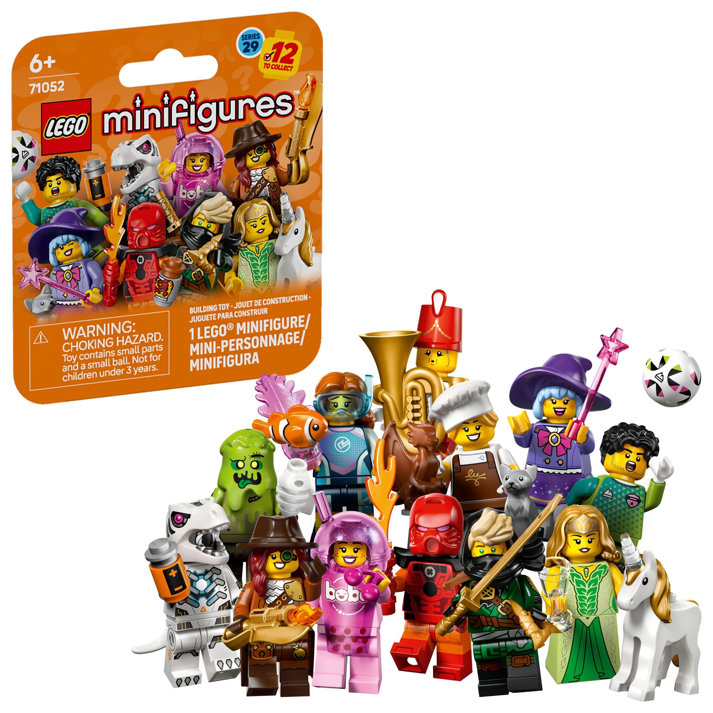 LEGO Minifigures Animals Series 28 71051 Collectible Character Blind Bag , Ages 5+, Assorted Front_Angled_Right