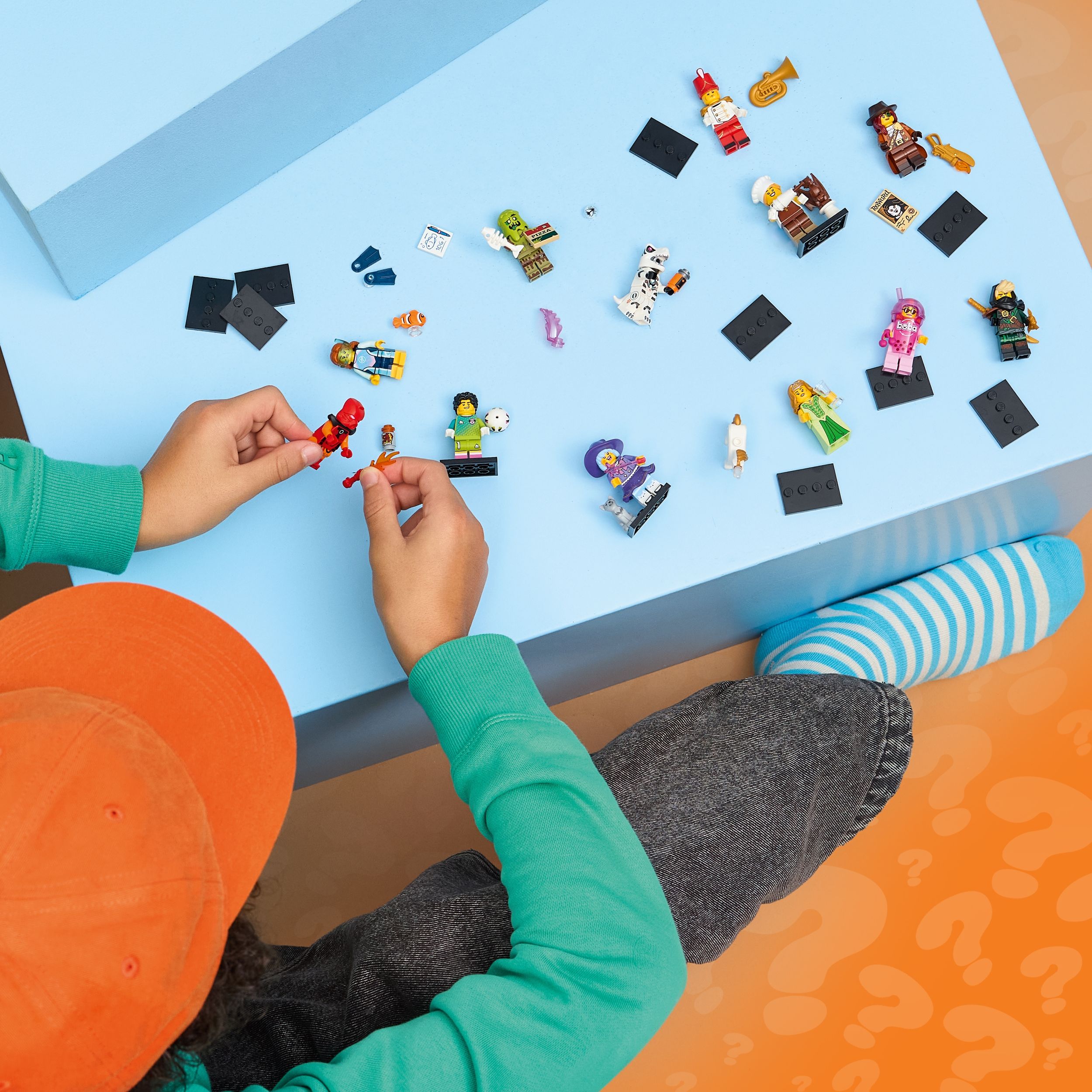 LEGO Minifigures Animals Series 28 71051 Collectible Character Blind Bag , Ages 5+, Assorted Overhead_Plunge