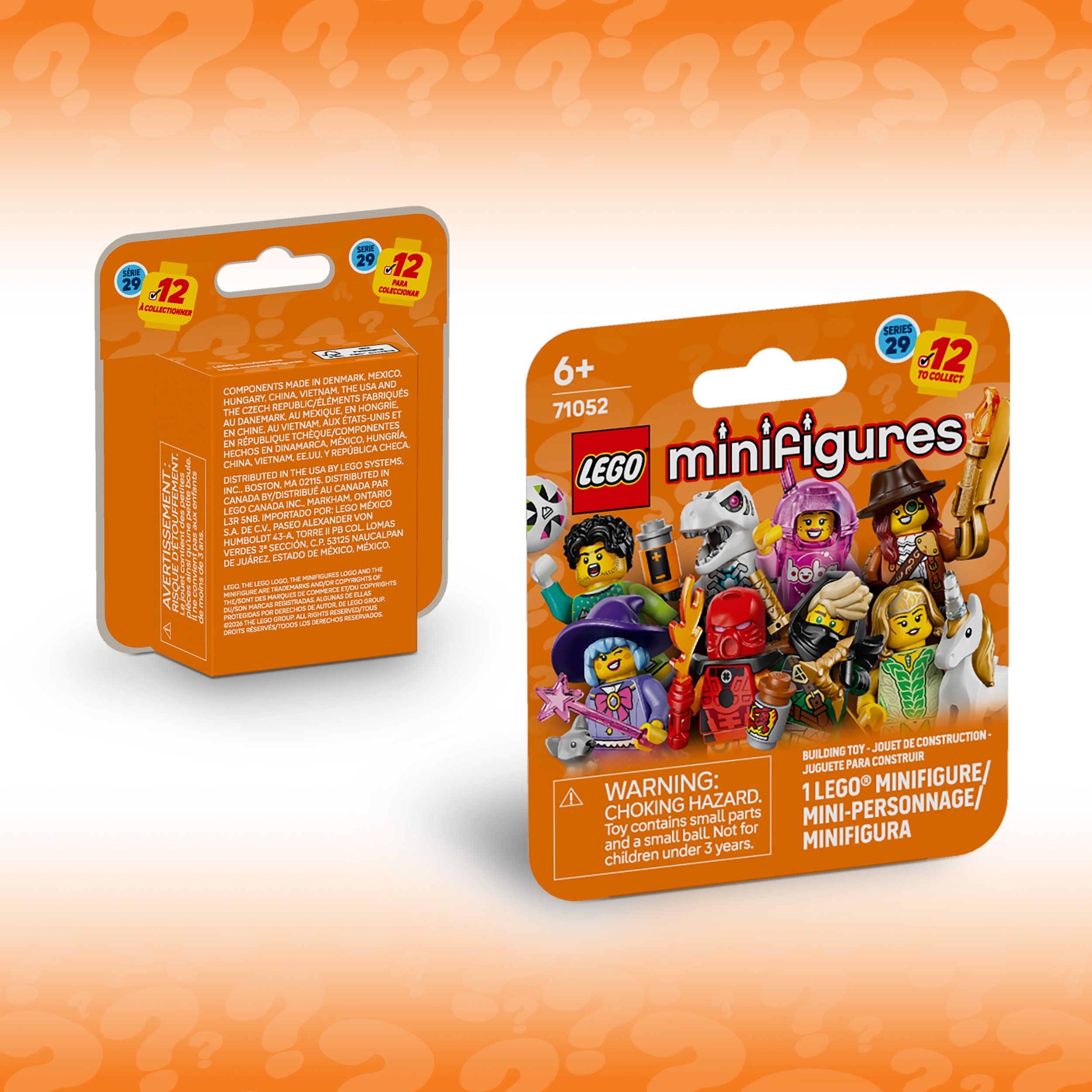 LEGO Minifigures Animals Series 28 71051 Collectible Character Blind Bag , Ages 5+, Assorted Composite_or_Mixed