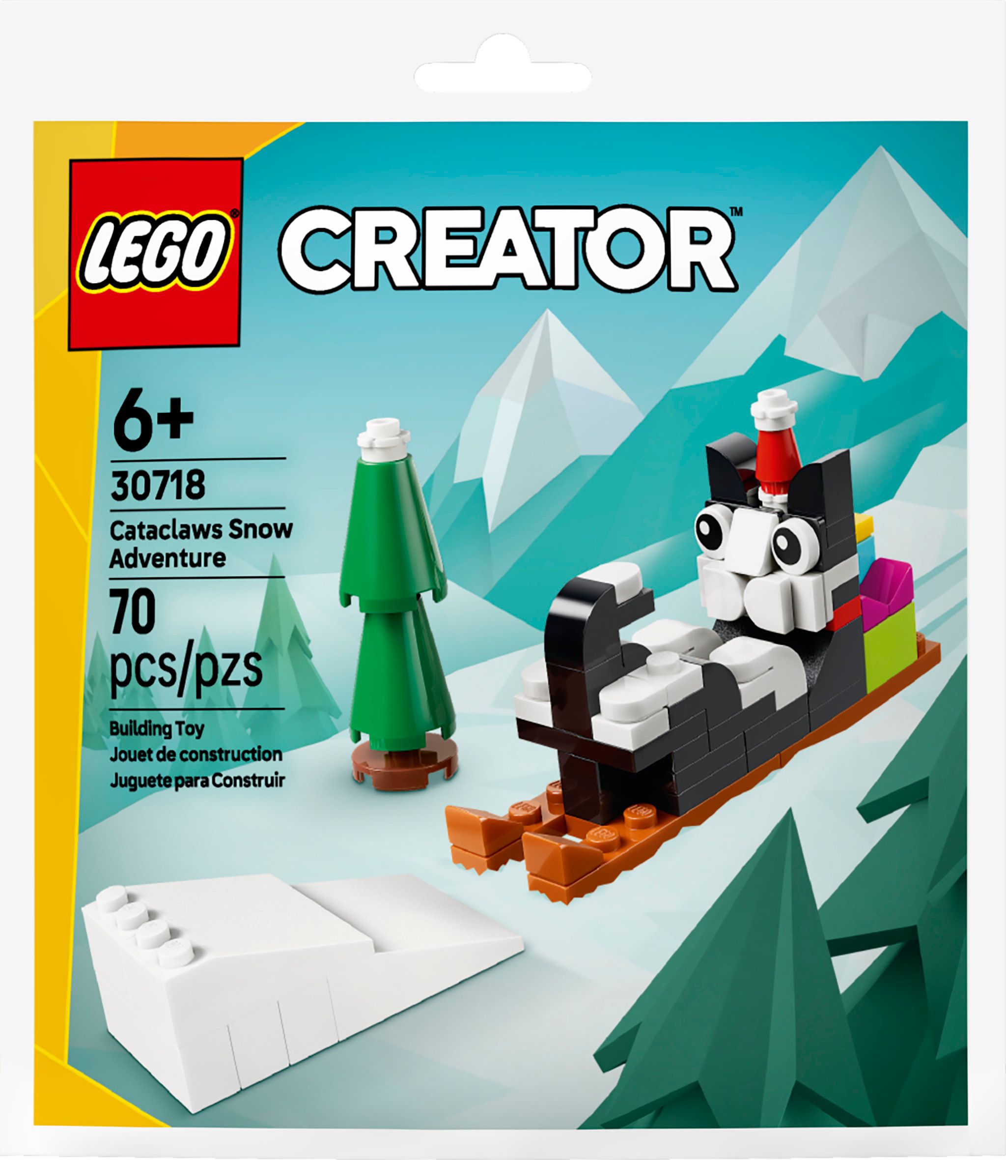 Lego Cataclaws Snow Adventure 30718 Front_Flat