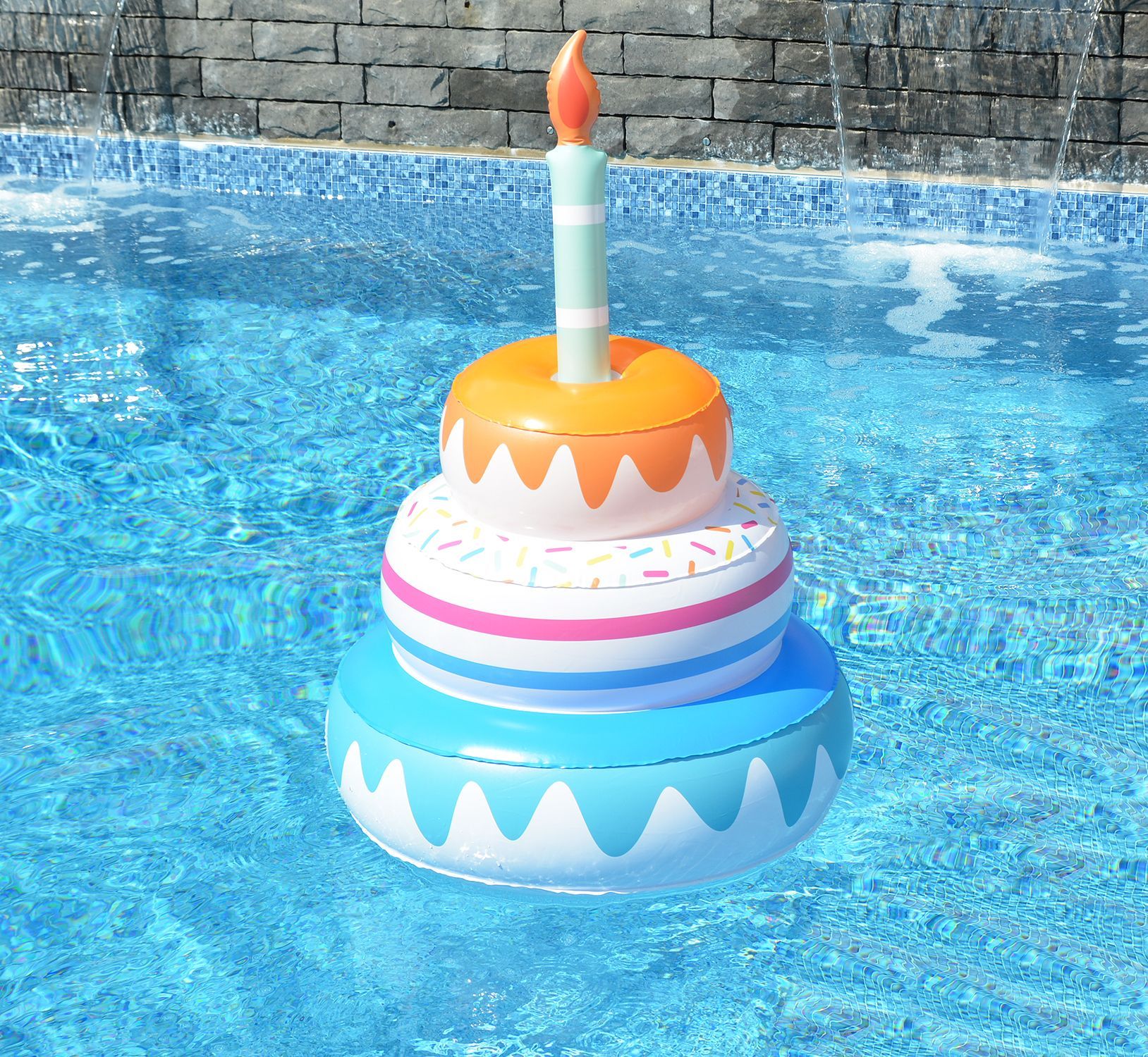 Birthday Blow Up Cake Front_Elevated