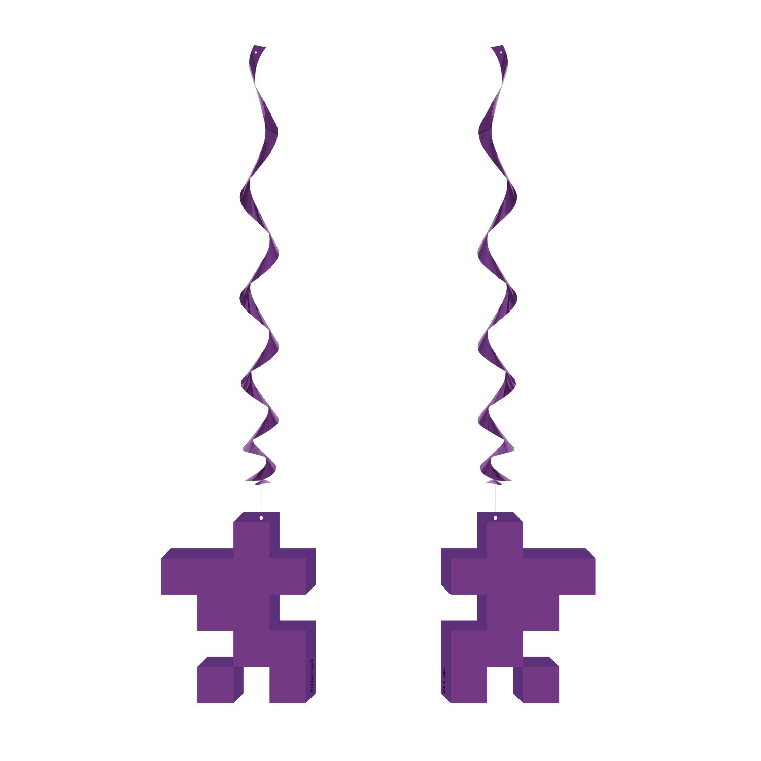 Décorations Minecraft, paq. 5 Front_Flat