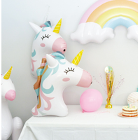 Décoration gonflable de licorne, pour anniversaire/fête