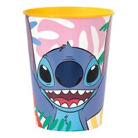 Gobelet à surprises en plastique réutilisable Stitch, multicolore, 16 oz, pour fête d'anniversaire