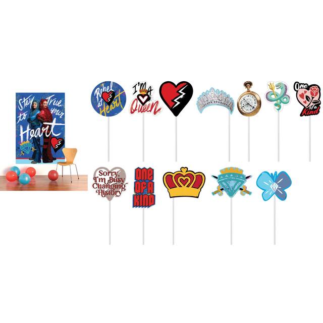 Descendants Scene Setter with Props for Birthday/Party Front_Flat