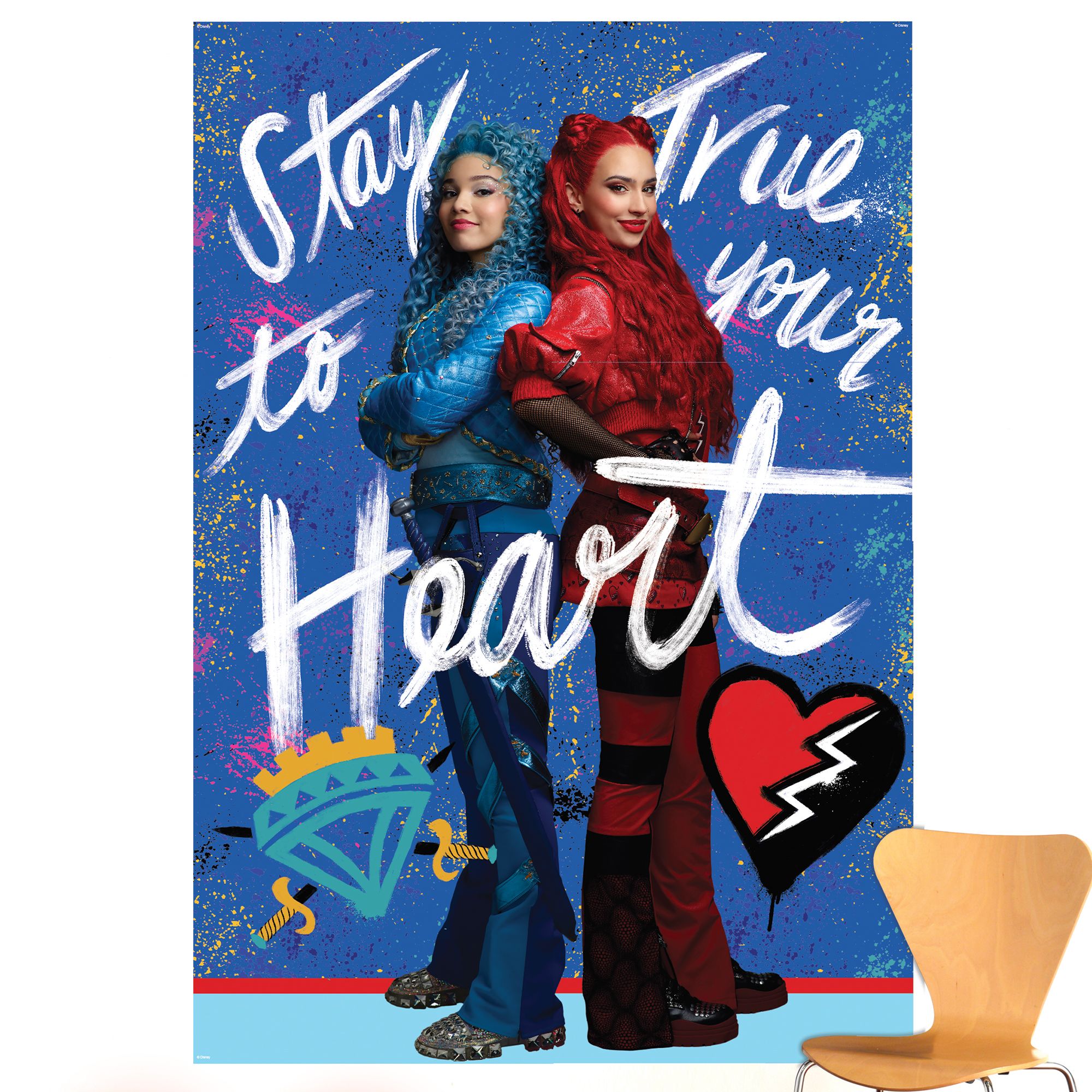 Descendants Scene Setter with Props for Birthday/Party Front_Flat