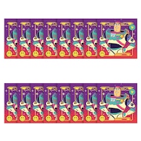 Disney Pixar Toy Story Hamm Piggy Square Paper Disposable Lunch Napkins, Yellow/Pink, 6.5-in, 16-pk, 2-ply, for Birthday Party