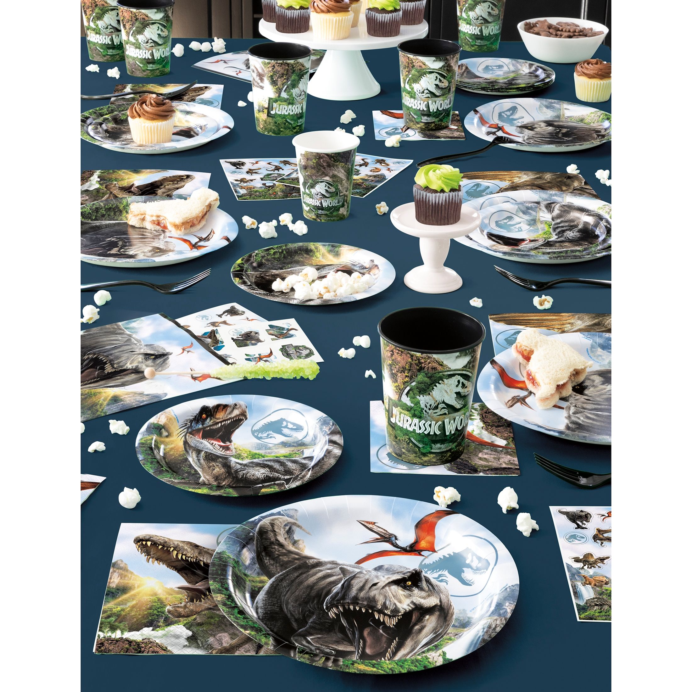 Serviettes de table en papier Monde jurassique, paq. 16 Composite_or_Mixed