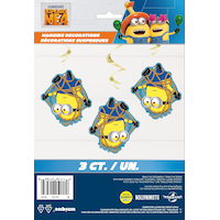 Despicable Me 26-in Hanging Swirl Decorations, 3-pk