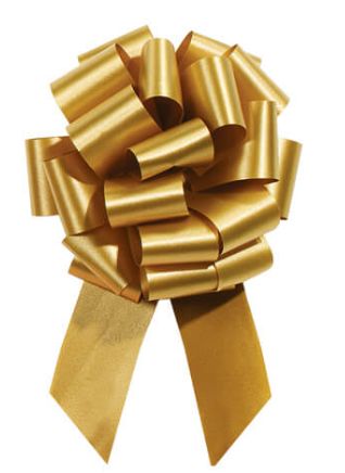 Noeud à tirer, or, 18 po Overhead_Flat