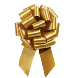 Gold Pull Bow, 18-in Overhead_Flat