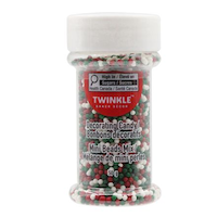 Mélange de bonbons de Noël Jim, décoration de gâteau, 50 g.