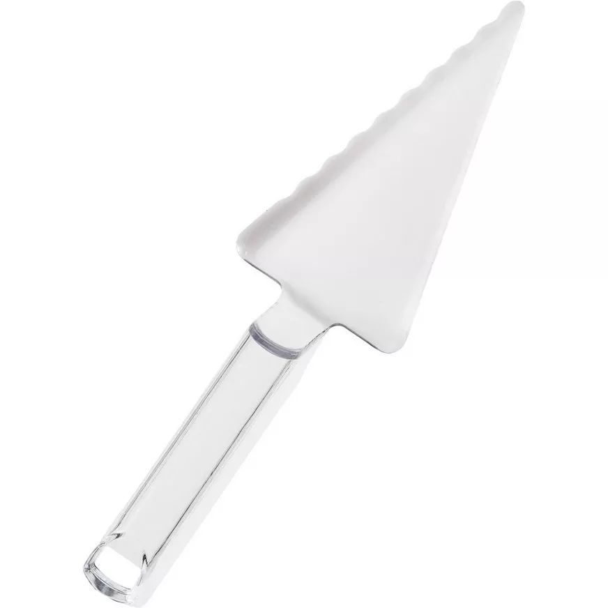 Acrylic Pie Cutter, Clear Overhead_Flat