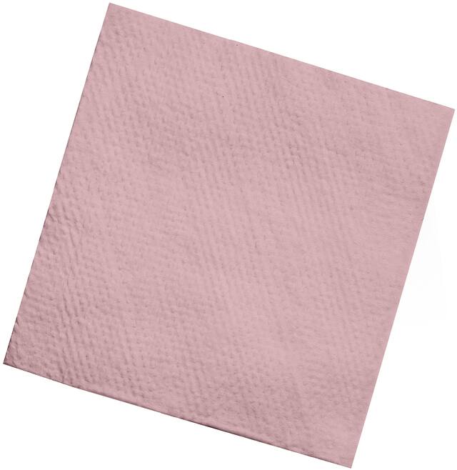 Serviettes de table Sully à 3 épaisseurs 7633, couleur unie, paq. 40 Front_Flat