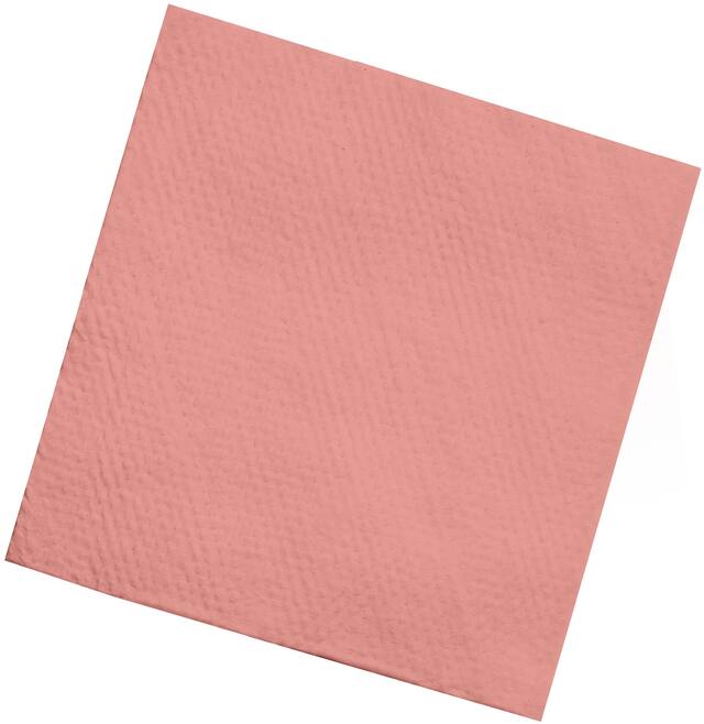 Serviettes de table Sully à 3 épaisseurs 7606, couleur unie, paq. 40 Front_Flat