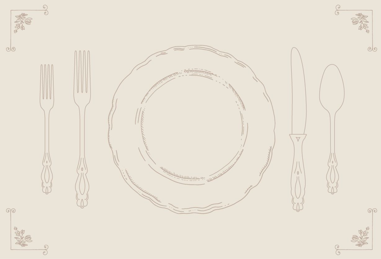 Napperons en papier Sully, vert, paq. 50 Overhead_Flat