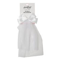 Hair Clip With Long Veil Hair Accessory