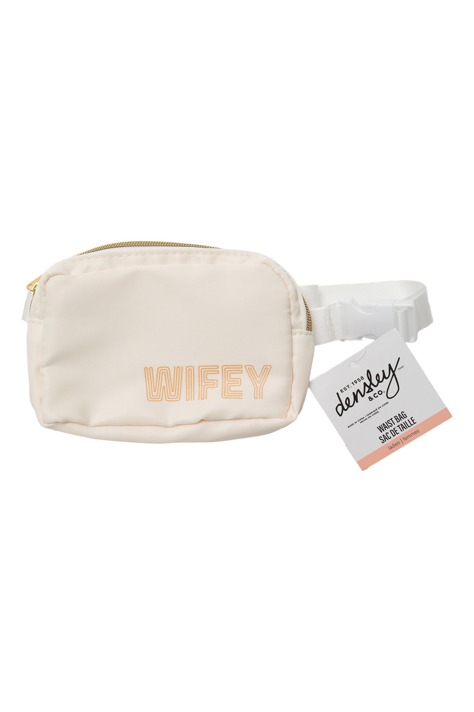 Sacoche de ceinture en nylon Wifey Front_Flat