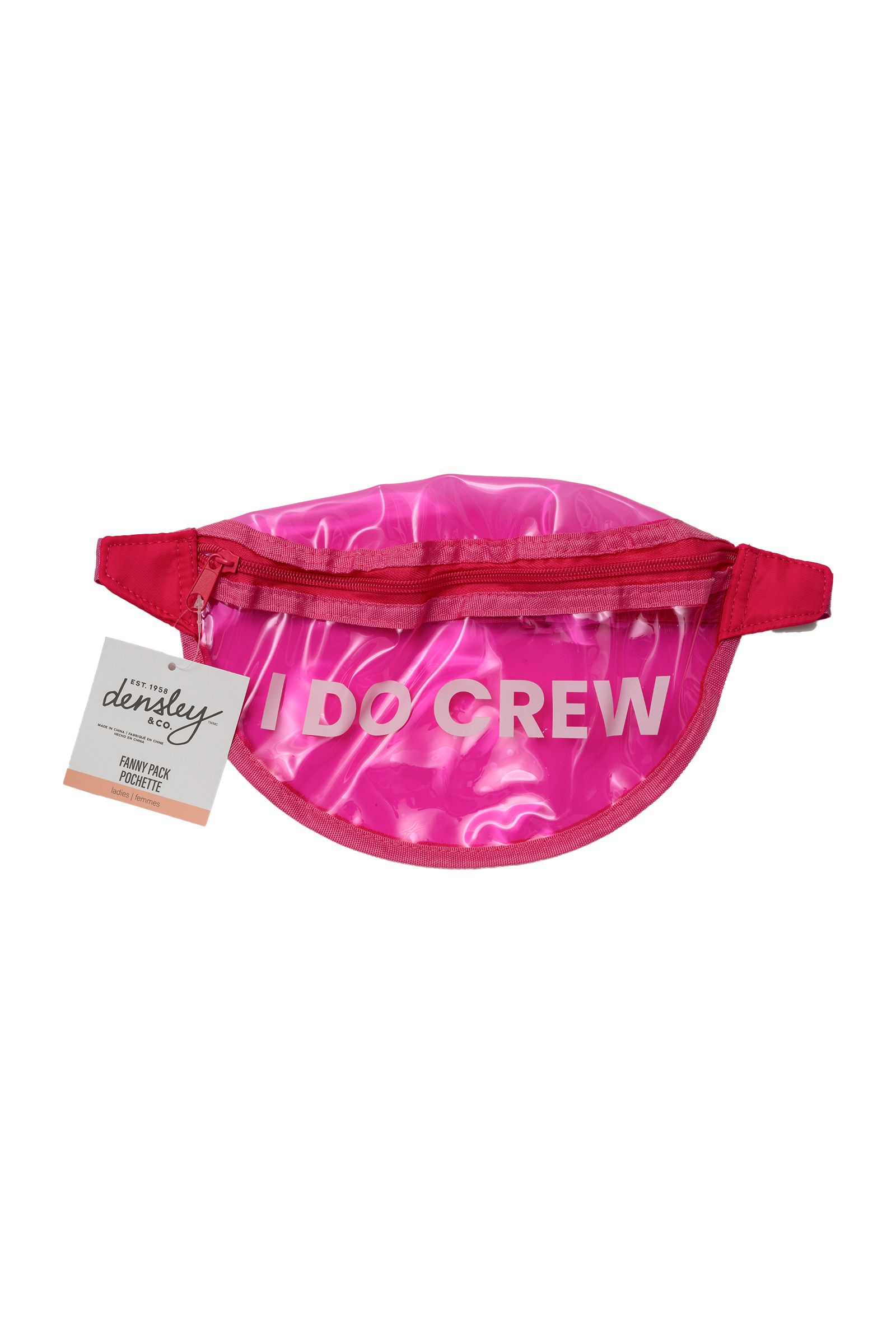 Bridal 'I Do Crew' Wedding Party Accessories Fanny Pack Front_Flat