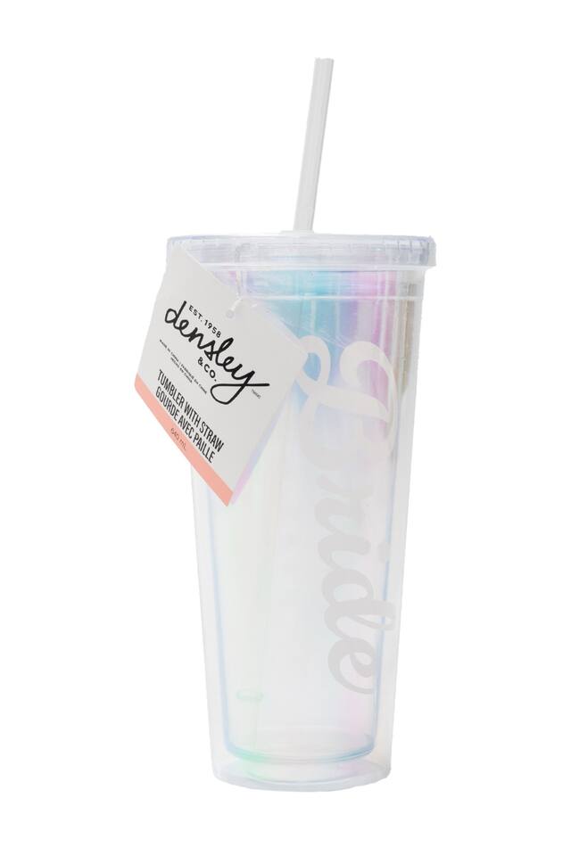 Iridescent Bride Tumbler Front_Flat