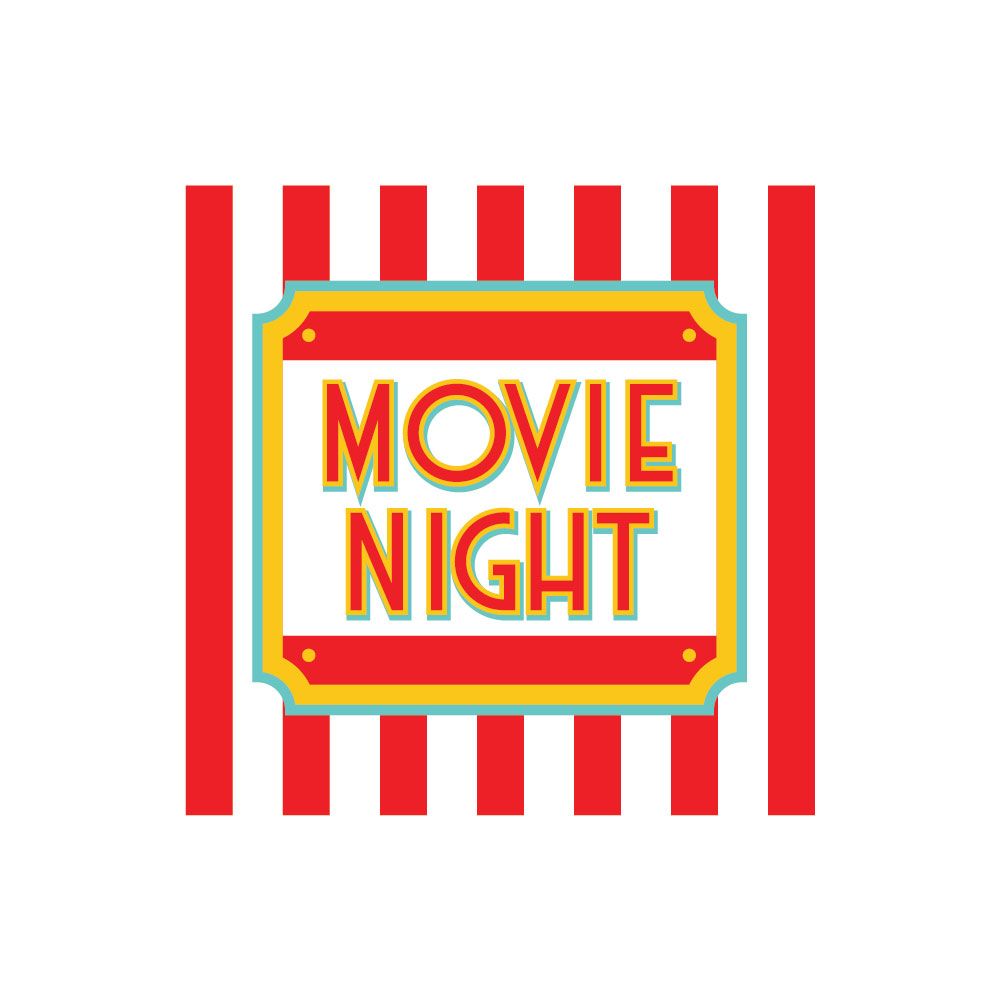 Serviettes de table soirée cinéma Overhead_Flat