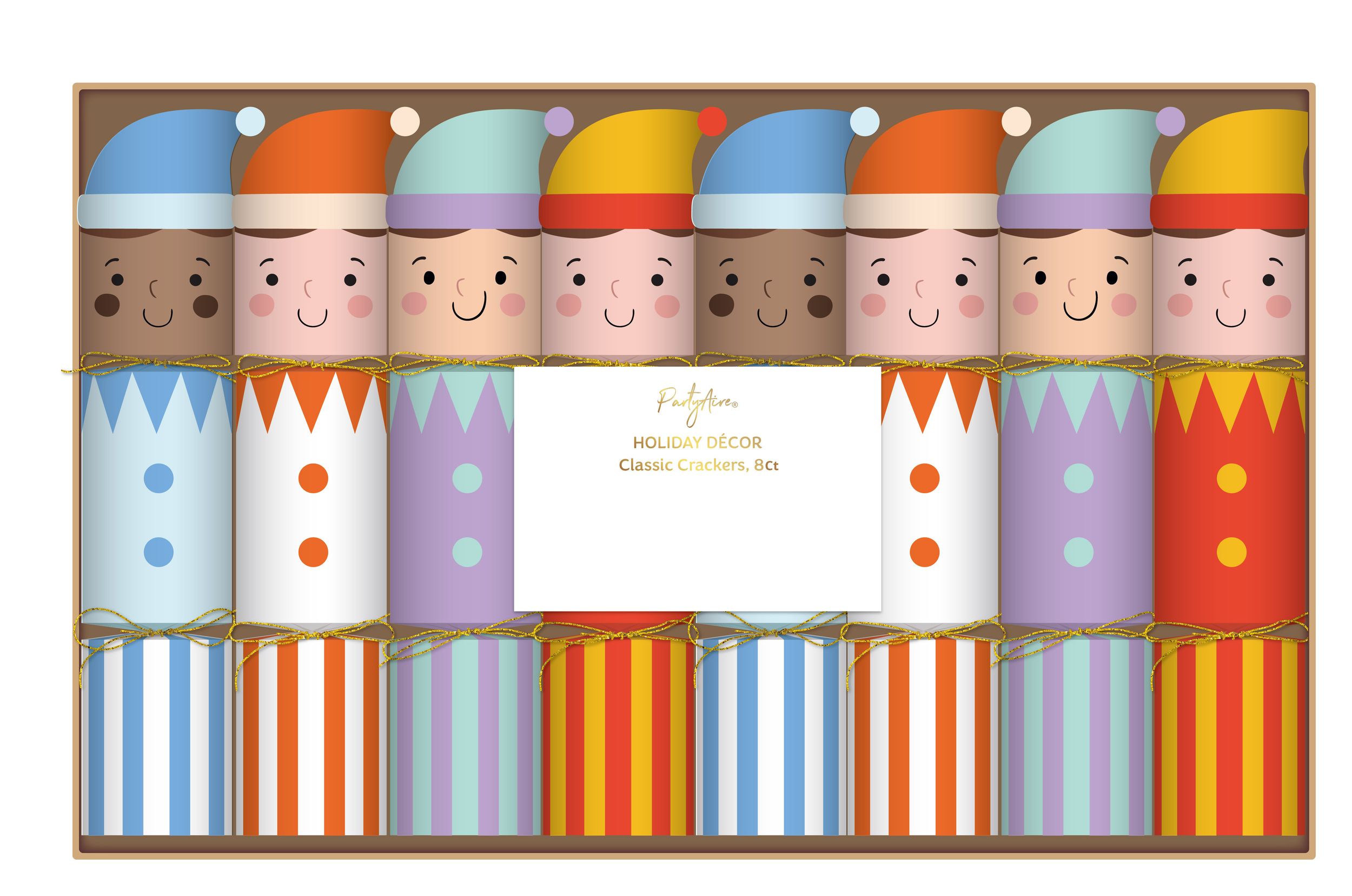 Christmas Elf Crackers, 8-pk Front_Flat