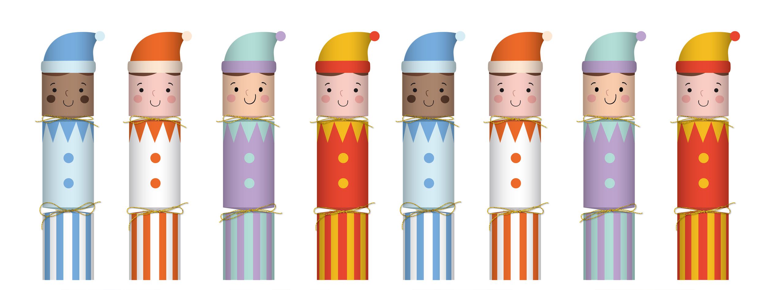 Christmas Elf Crackers, 8-pk Front_Flat