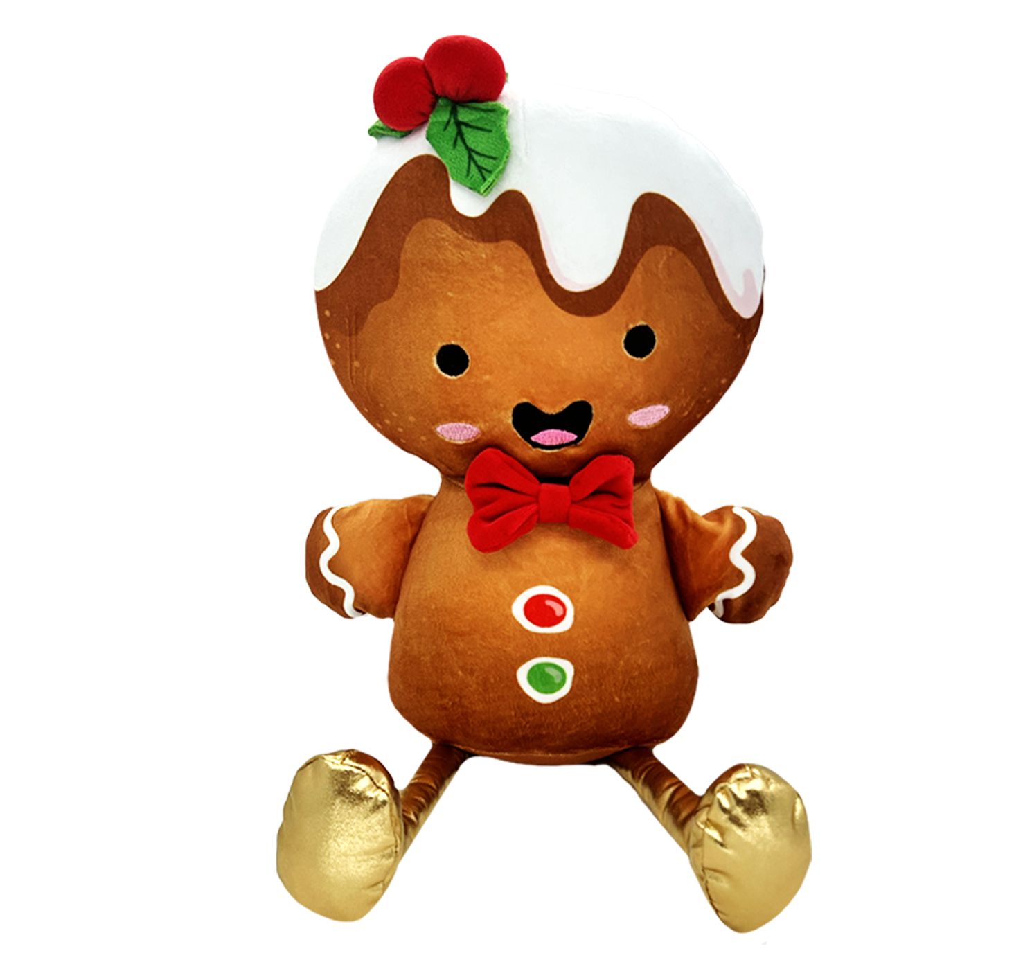 Jouets en peluche Smooshy Friends de Noël, variés Front_Flat