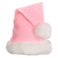 Christmas Tinsel Santa Hat, One Size, Assorted Colours Front_Flat