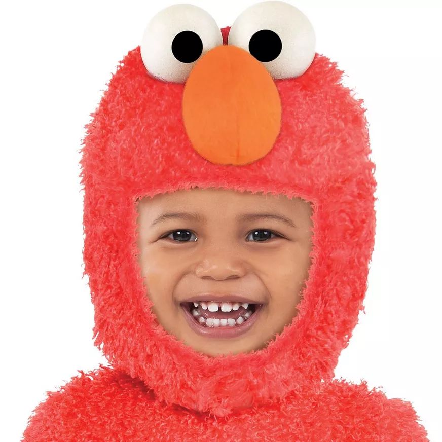 Sesame Street Workshop Elmo Halloween Costume, Red Jumpsuit with
