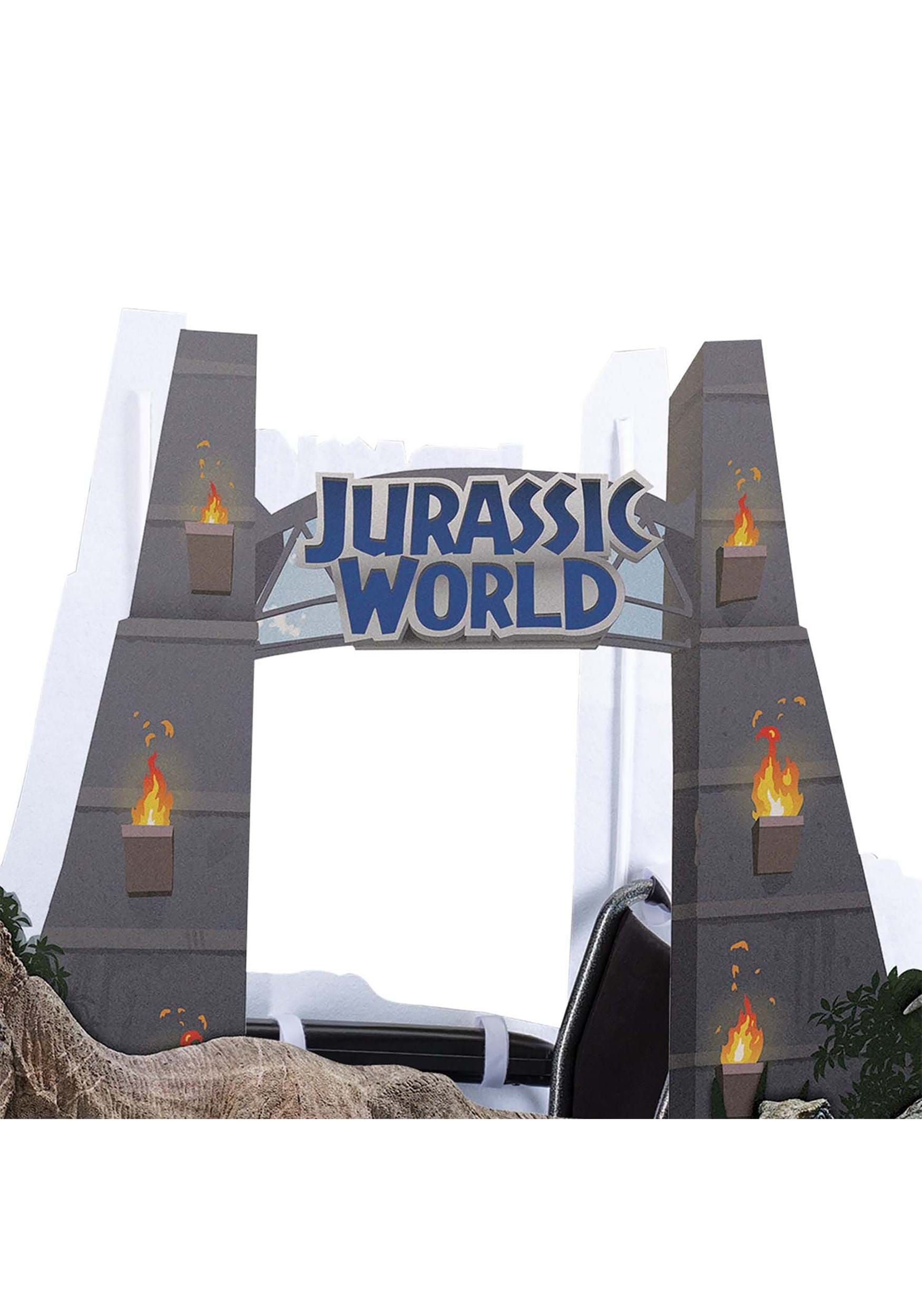Kids' Jurassic World T-Rex Green  Wheelchair Cover Adaptive Halloween Costume, One Size CloseUp