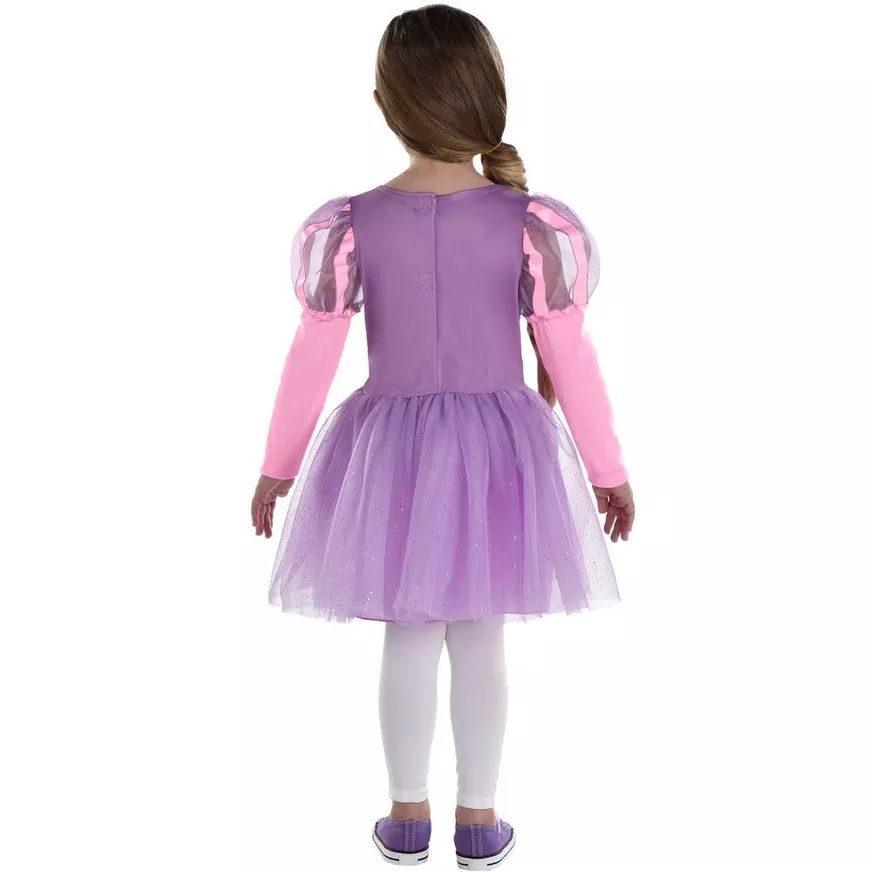 Toddler Kids Disney Tangled Rapunzel Purple Pink Light Up Princess Dress Halloween Costume Assorted Sizes Party City