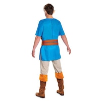 Adult Nintendo The Legend of Zelda Link Blue Tunic with Ears Halloween Costume, Assorted Sizes