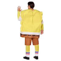 Adult Nickelodeon SpongeBob SquarePants Yellow Jumpsuit Halloween Costume, Standard