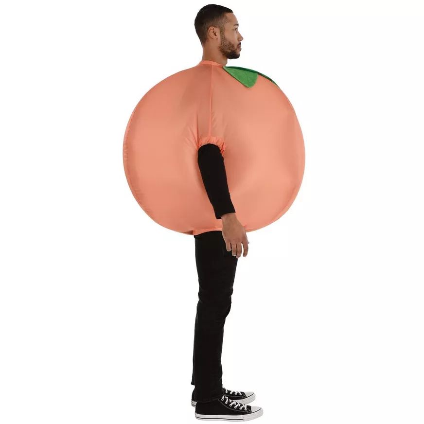 Adult Inflatable Peach Halloween Costume, One Size Side_Right