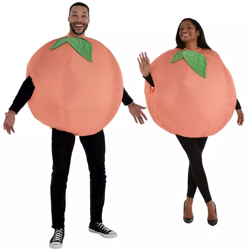 Adult Inflatable Peach Halloween Costume, One Size Composite_or_Mixed
