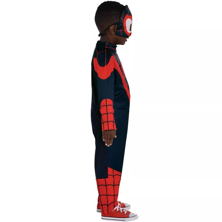 Costume d'Halloween Spider-Man Miles Morales pour tout-petit Marvel Spidey et ses amis extraordinaires, 3T-4T Side_Right