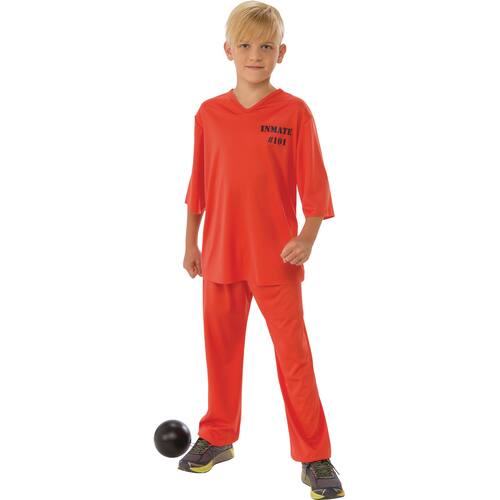 Kids' Incarcerated Orange Halloween Costume