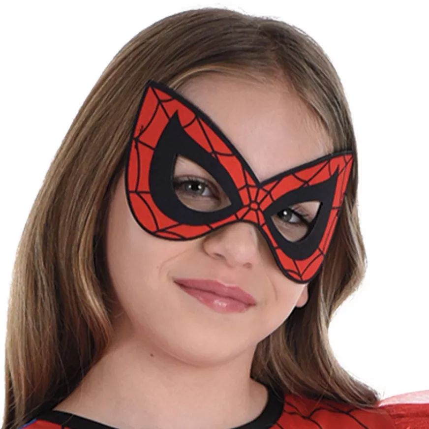 Costume d'Halloween Spider-Girl classique, enfants CloseUp